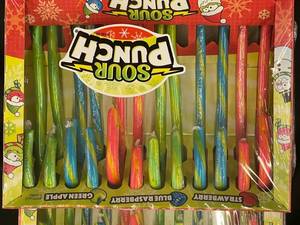 Sour Punch Candy Canes 4 Boxes