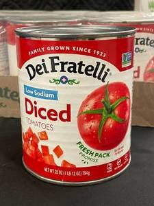 Dei Fratelli Diced Tomatos 12 Large 28oz Jars