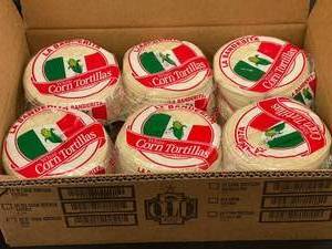 Corn Tortillas Box of 12 Packets of 30