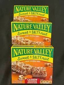 Nature Valley Cashew Granola Bars 3 Boxes