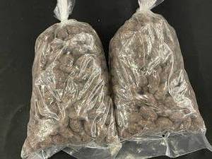 Sea Salt Dark Chocolate Covered Almonds 2 X 2 LB Bags