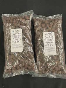 Sea Salt Chocolate Covered Peanuts 2 X 2 LB Bags
