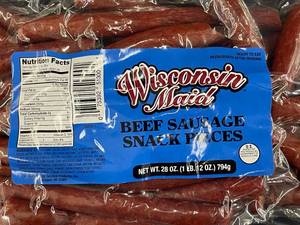 Wis Maid Beef Stick Pieces 2 Bags