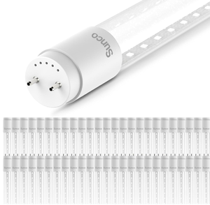 lot 12 image: LOT OF 50 Sunco Lighting T8 LED 4FT Tube Light Bulbs Ballast Bypass Fluorescent Replacement 5000K Daylight