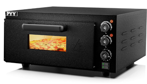 lot 28 image: PYY Indoor Pizza Oven Countertop Electric Pizza Oven 1800W Commercial Pizza Oven