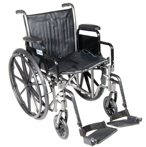 lot 85 image: Drive 18 Medical Silver Sport 2 Wheelchair with Various Arms Styles and Front Rigging Options
