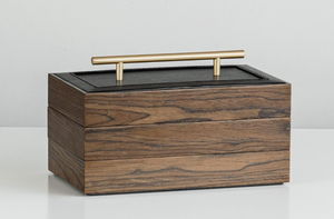 lot 94 image: OMBRE HOME Wooden Stackable Jewelry Box Trays Storage Organizer Cabinet Case Display