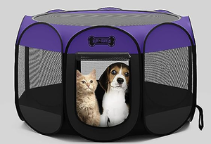lot 255 image: Ruff N Ruffus Portable Foldable Pet Playpen