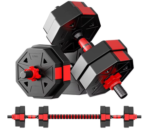 lot 262 image: Adjustable Weights Dumbbells Set, 2030406080lbs Non-Rolling Adjustable Dumbbell Set