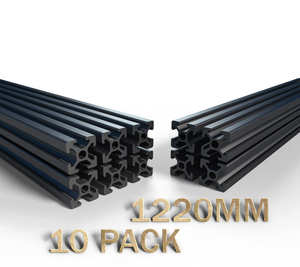 lot 265 image: LOT OF 10 48inch T Slot 2020 Aluminum Extrusion Profile (1220mm), European Standard Aluminum Linear RailEasy to Use for 3D Printer