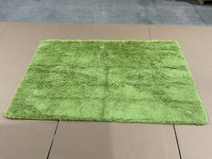 lot 213 image: 4x6 Green Rug for Bathroom