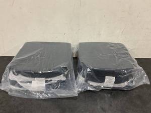 lot 236 image: LOT OF 6 Patio Cushions Black