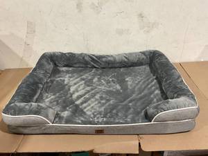 lot 129 image: Bedsure Orthopedic Dog Bed for Extra Large Dog Measures 42.0L x 32.0W x 6.5Th