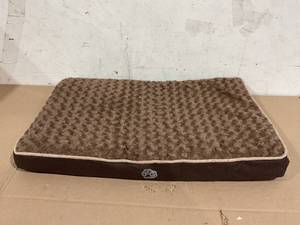 lot 130 image: Brown Dog Bed, Measures 35 x  21.5
