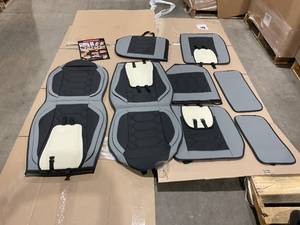 lot 160 image: OASIS AUTO Full Set Chevy Equinox Accessories Seat Covers 2010-2025 Custom Fit