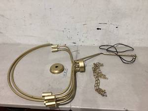lot 319 image: VANZARLA Modern Linear 2 Bulb Chandelier
