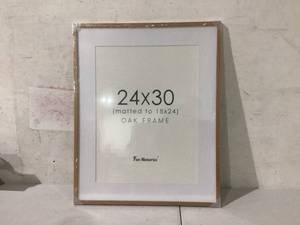 lot 405 image: Fun Memories Picture Frame Solid Oak Wood