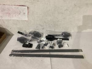 lot 481 image: Amazon Basics Sliding Barn Door Hardware Kit