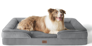 lot 128 image: Bedsure Orthopedic Dog Bed for Large Dog 38.0L x 28.0W x 6.5Th