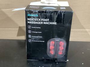 lot 357 image: Nekteck Foot Massager with Heat. MINOR TRANSIT DAMAGE