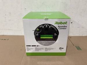 lot 8 image: iRobot Roomba Combo i5 Self-Emptying Robot Vacuum and Mop