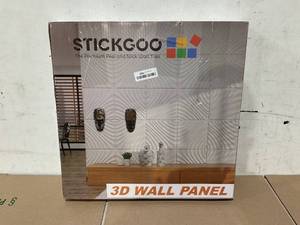 lot 376 image: LOT OF 12 STICKGOO 3D Textured Wavy Wall Panels