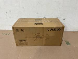 lot 382 image: Cumilo 52 Outdoor Smart Ceiling Fan with Light
