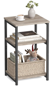 lot 159 image: VASAGLE Side Table, Small End Table, Tall Nightstand for Living Room, Bedroom, Office, Bathroom