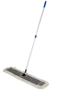 lot 175 image: Alpine Industries Heavy Duty Cotton Mop - Dry Mop for Dirt Dust for Clean Hardwood Floor
