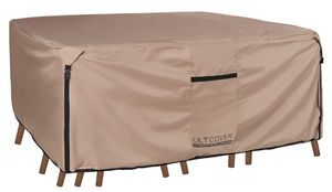 lot 184 image: ULTCOVER Rectangular Patio Heavy Duty Table Cover