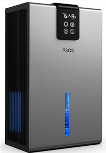lot 199 image: PSOS Dehumidifier, 99 oz Dehumidifiers for Basement, Quiet Small Dehumidifiers for Bedroom with Auto Shut Off