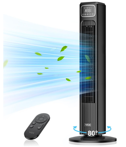 lot 352 image: VCK Tower Fan 80° Oscillating Fan with Remote