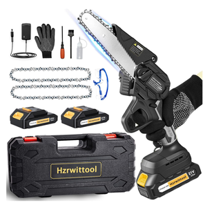 lot 353 image: HZRWITTOOL Mini Chainsaw Cordless 6 inch