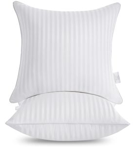 lot 354 image: LOT OF 2 White Bedsure Pillows