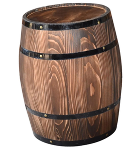 lot 360 image: OFFSCH Oak Barrel Decoration