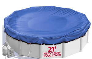 lot 371 image: Shop Square 21 Ft Round Pool Cover