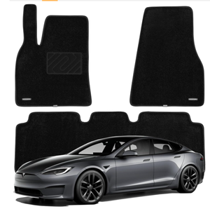 lot 375 image: WENNEBIRD Superior Carpet Floor Mats for 2012-2020 Tesla Model S,