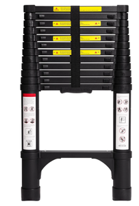 lot 441 image: BOCOM 12.5 FT Aluminum Telescoping Ladder