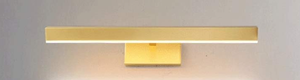 lot 462 image: Generic Gold Bathroom Mirror Light