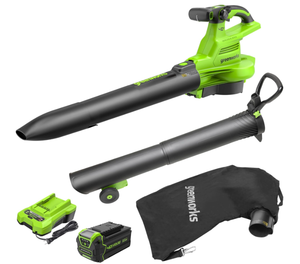 lot 69 image: Greenworks 40V (230 MPH  505 CFM  75 Compatible Tools) Cordless Brushless Leaf Blower  Vacuum