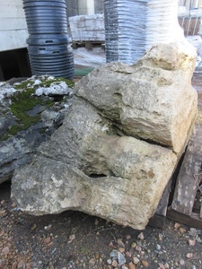 lot 706 image: WEATHERED LIMESTONE BOULDER