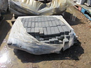 lot 734 image: CHARCOAL CONCRETE PAVERS - NEW