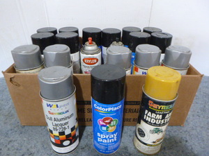 Box of Assorted Paint Spray
