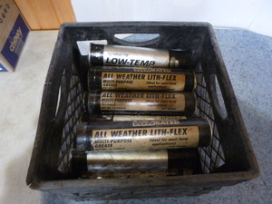 Crate of Multi-Purpose Grease Tubes