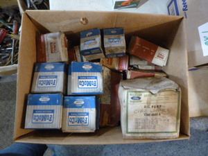Assorted Vintage Ford Motor Parts