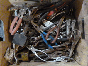 Box of Miscellaneous Hand Tools