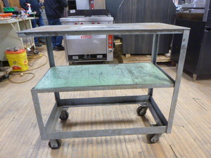 Steel Work Cart on Wheels