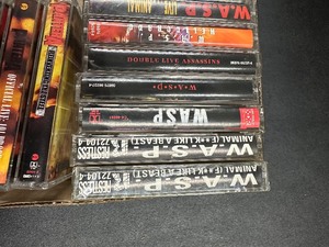 Vintage Cassette Tapes - Incl WASP Testament Savatage Etc.