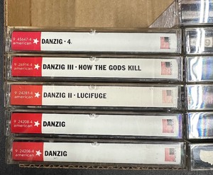 Vintage DANZIG Cassette Tapes