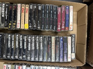 LARGE Lot of Vintage OZZY BLACK SABBATH and DIO Cassette Tapes